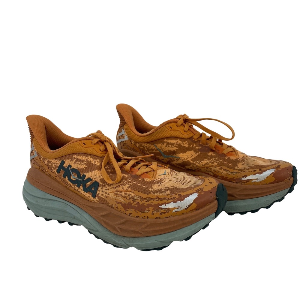 Hoka One Stinson 7 Men 9D Amber Honey Trail Running Shoes